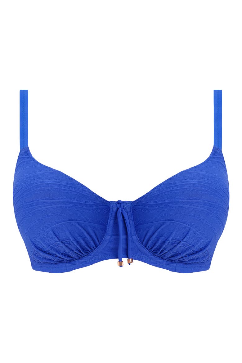 Beach Waves Underwire Bikini Top, Alternate, color, ULTRAMARINE