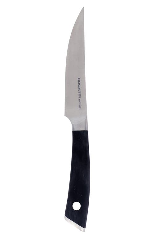 Vietri Coltelli 4-piece Stainless Steel Steak Knife Set In Black