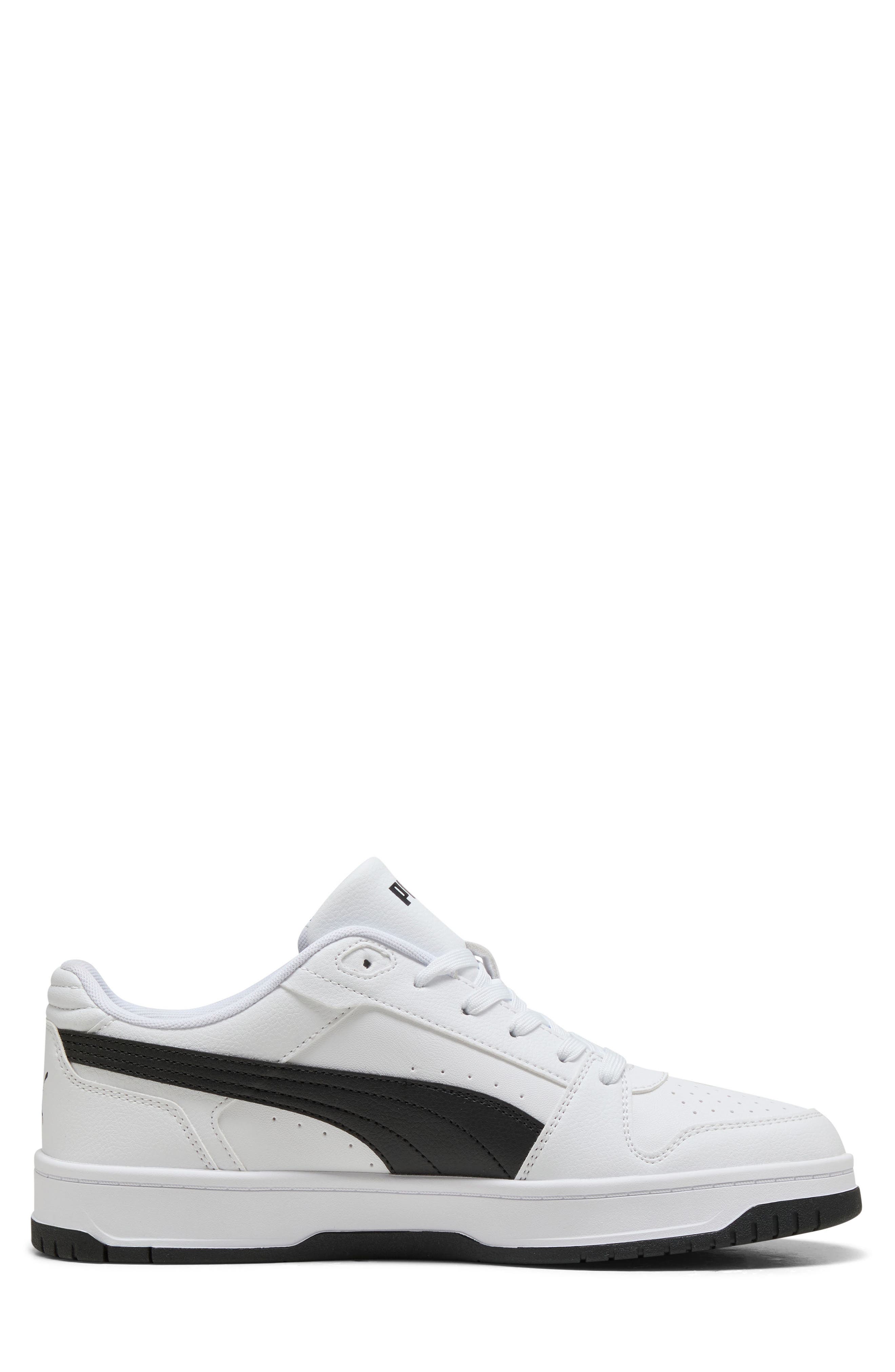 Rebound Slam Lo Sneaker, Alternate, color, PUMA WHITE/ PUMA BLACK