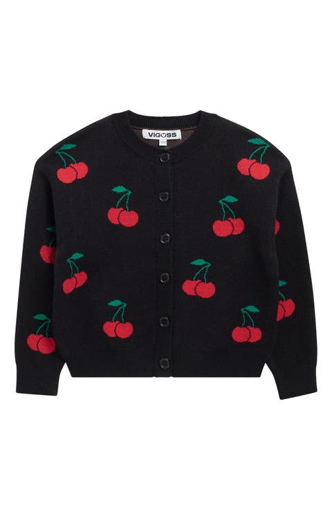 Kids' Mossy Cherry Cardigan (Big Kid)
