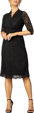 Kiyonna Scalloped Boudoir Lace Cocktail Dress