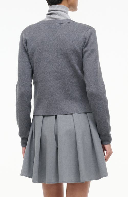 Staud Milo Dress In Gray