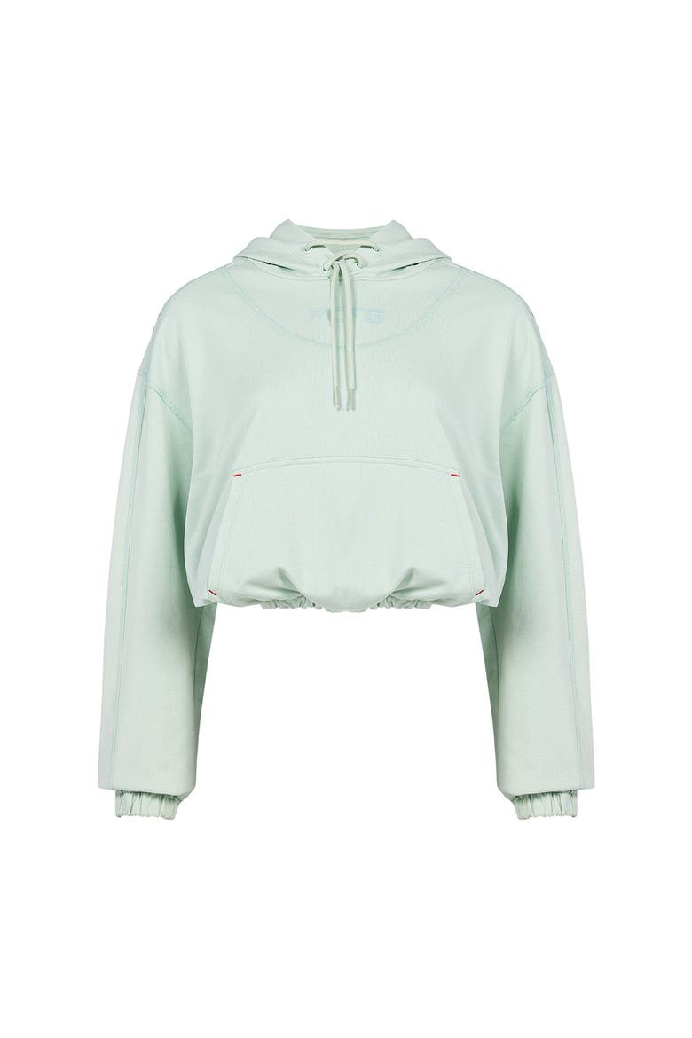 Free Heaven Crop Hoodie, Main, color, light green surf spray