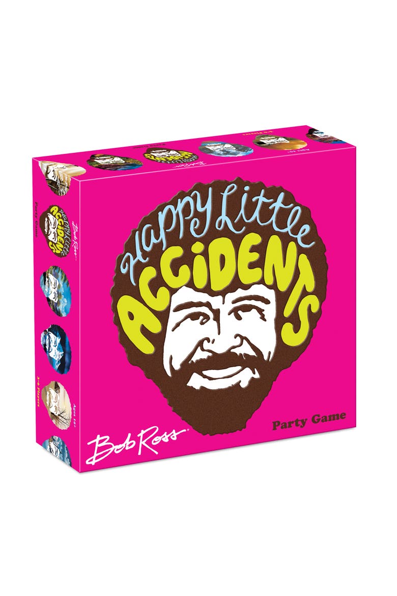Bob Ross Happy Little Accidents Game, 3 to 6 Players, Alternate, color, Multicolored