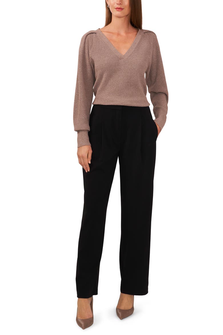 Raglan Rib Sweater, Alternate, color, TAUPE