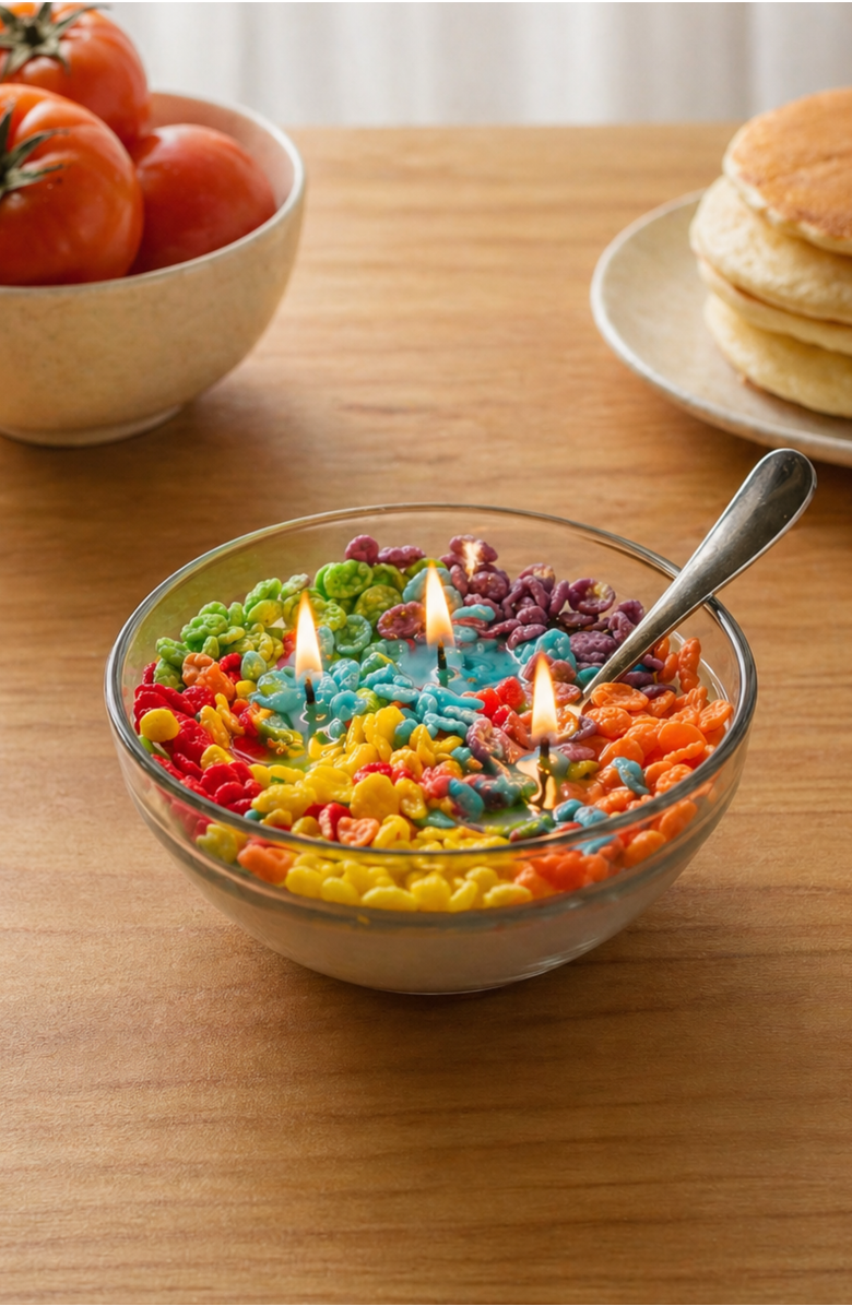 Southlake gifts Fruity Pebbles Cereal Candle, Alternate, color, Fruity Pebbles