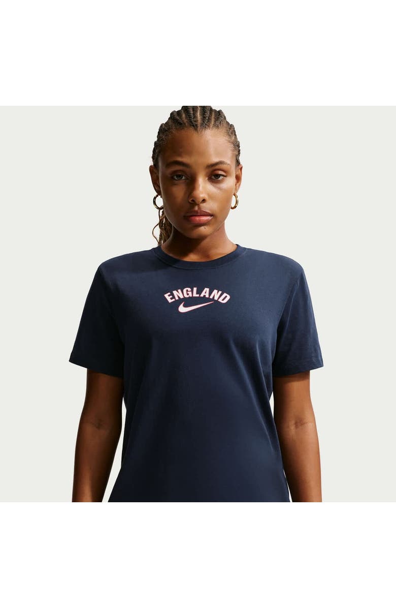 Nike Women's Nike Blue England National Team Wordmark T-Shirt, Alternate, color, Blue