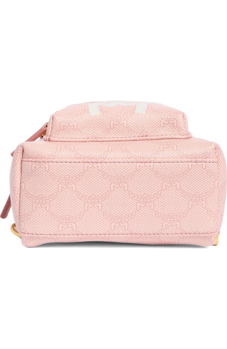 MCM Stark Lauretos Backpack, Alternate, color, Silver Pink