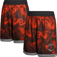 Outerstuff Youth Black/Orange San Francisco Giants Outfielder Shorts