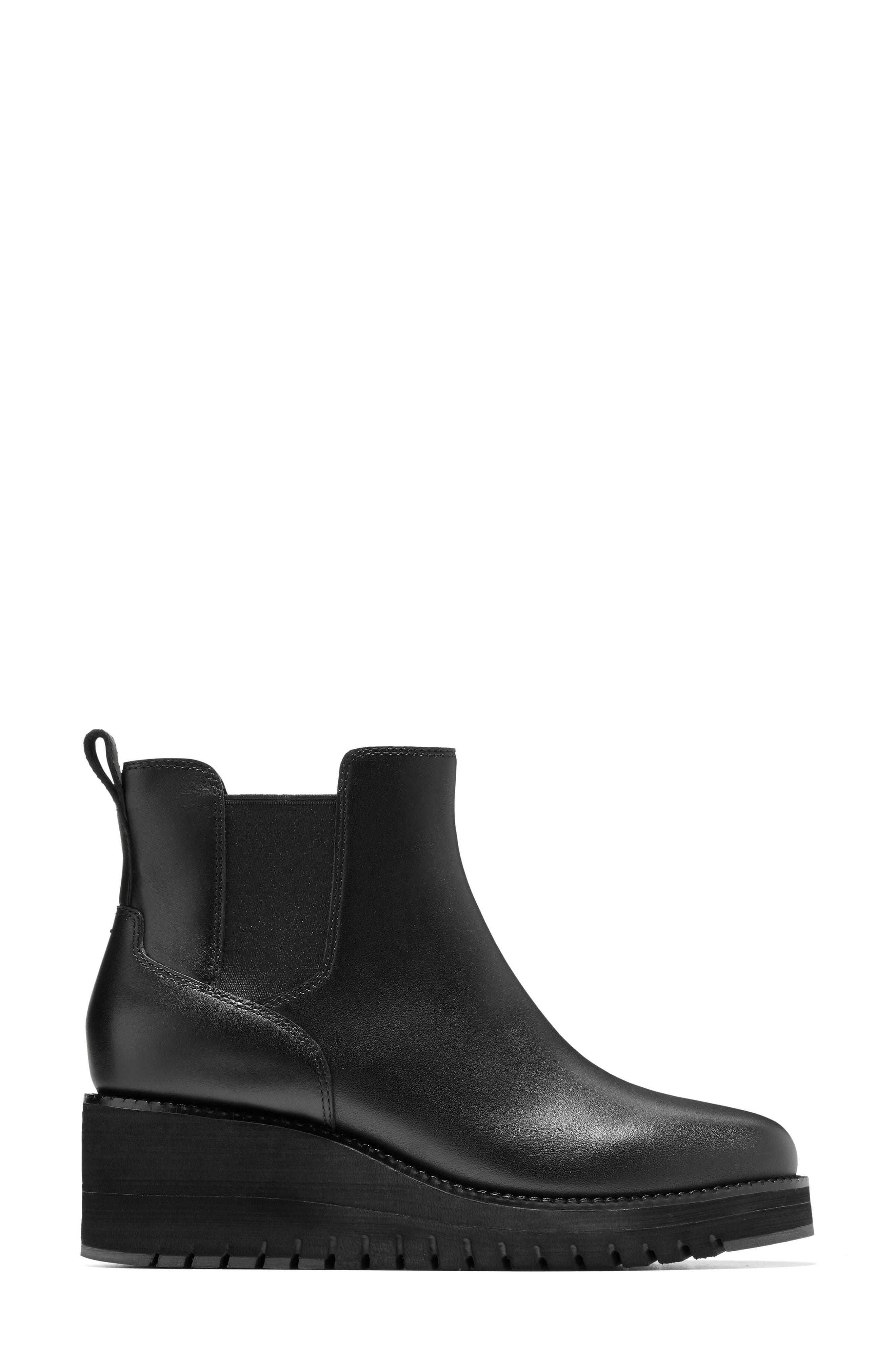 Cole Haan ZeroGrand City Waterproof Wedge Chelsea Boot, Alternate, color, 