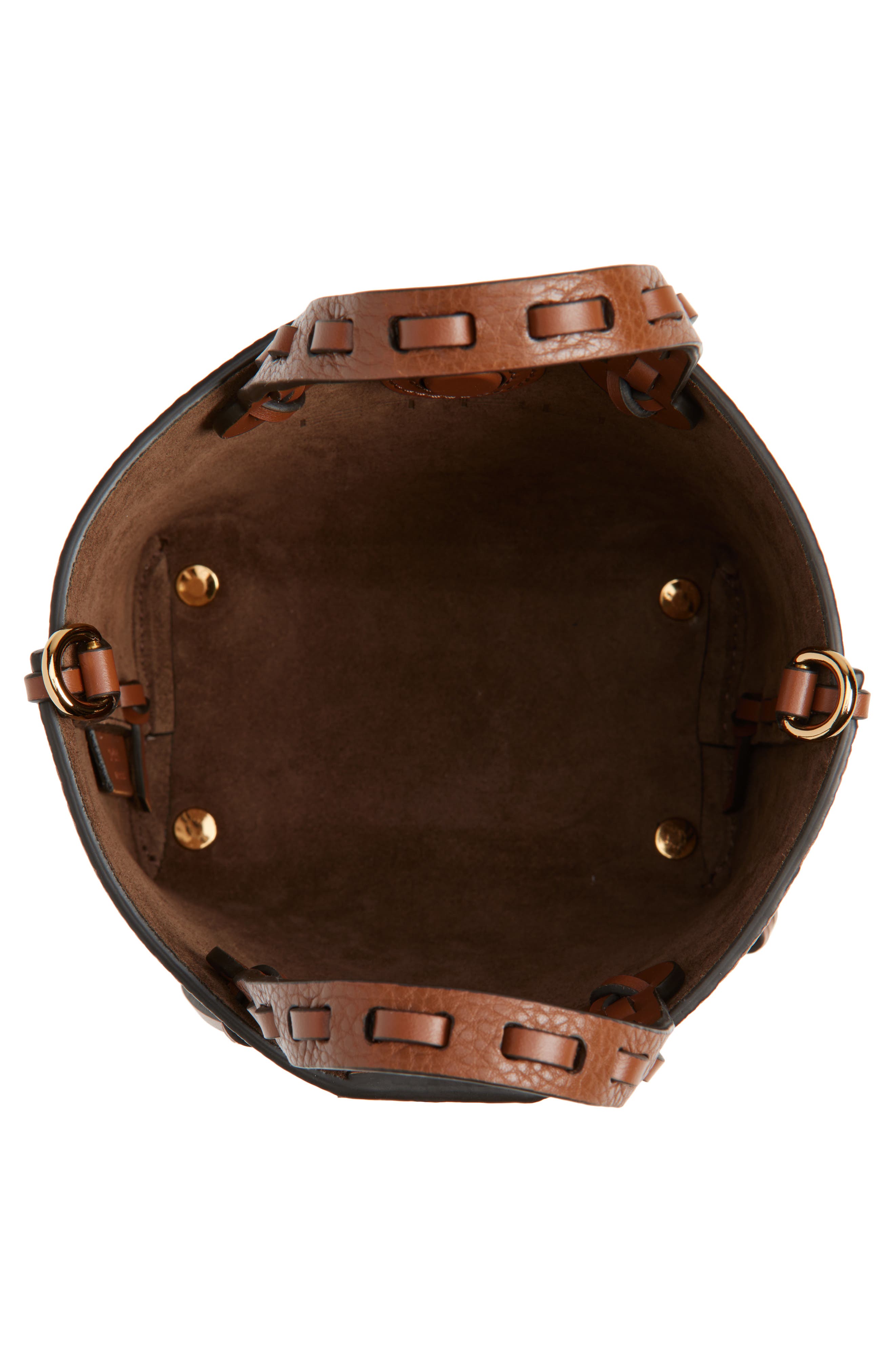 Etro Shopping Essential Leather Tote, Alternate, color, M1384 Burnt