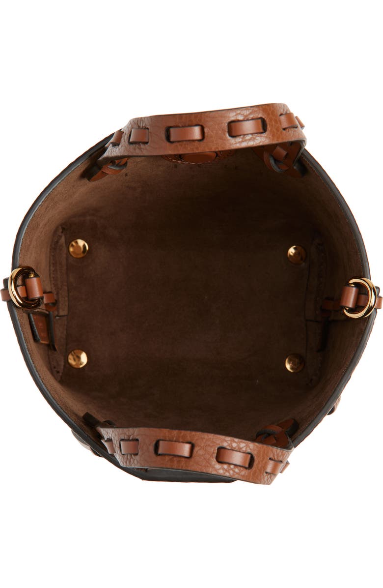 Etro Shopping Essential Leather Tote, Alternate, color, M1384 Burnt