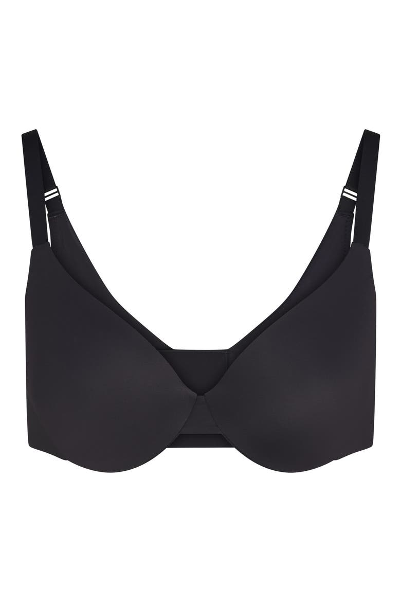 Full Coverage Lightly Lined Bra, Alternate, color, ONYX