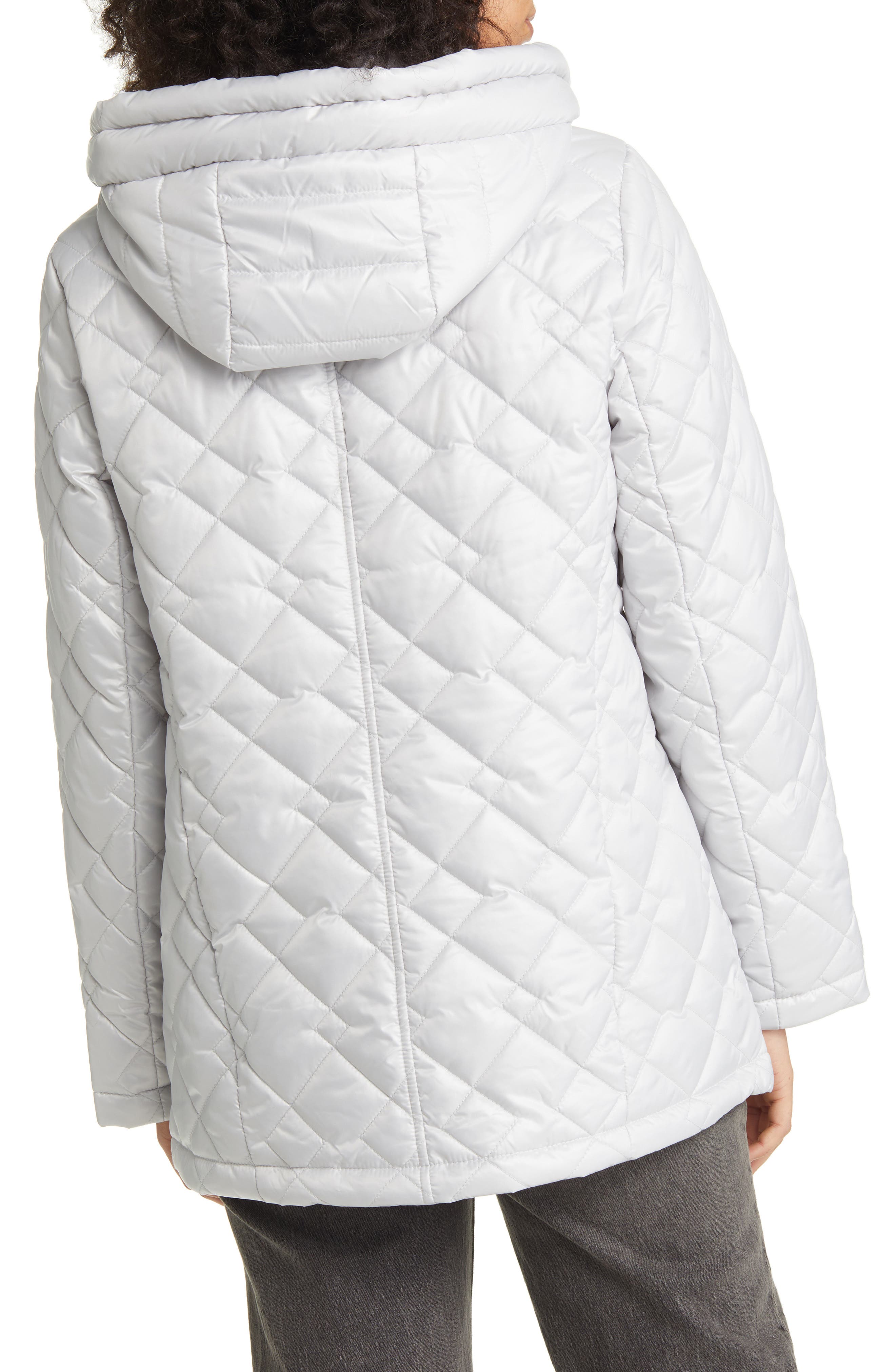Hooded Water Repellent Quilted Puffer Jacket - image 2