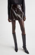 Stand Studio Aksie Faux Leather Miniskirt