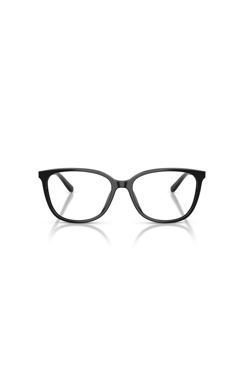 Michael Kors 55mm Rectangle optical glasses, Alternate, color, Black