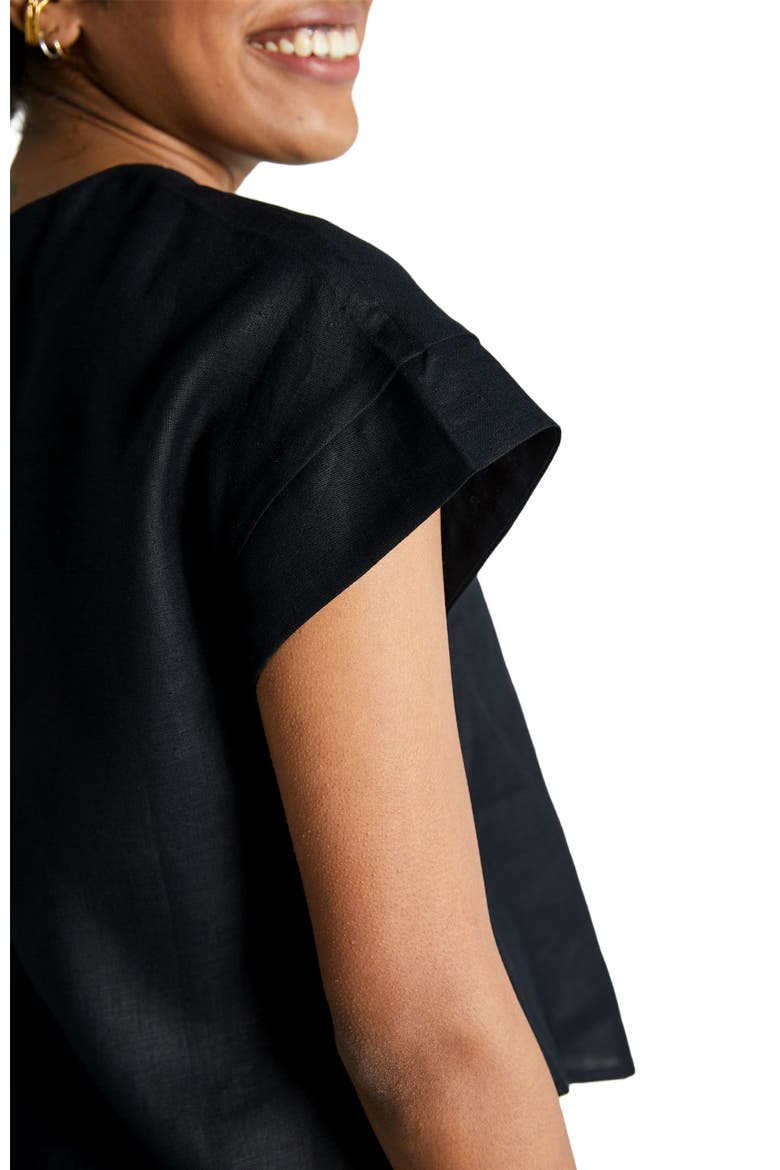 Sandcastles Saturday Top, Alternate, color, Black