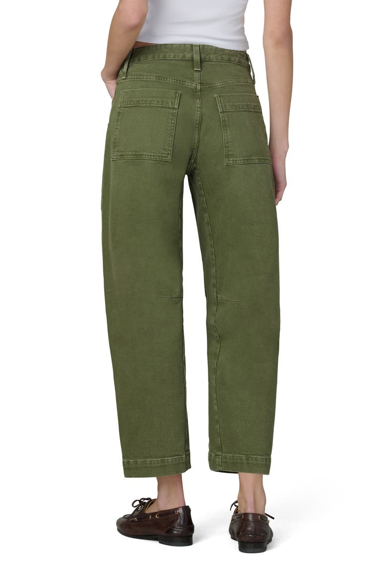 The Double Pocket Barrel Leg Jeans, Alternate, color, WINTER MOSS