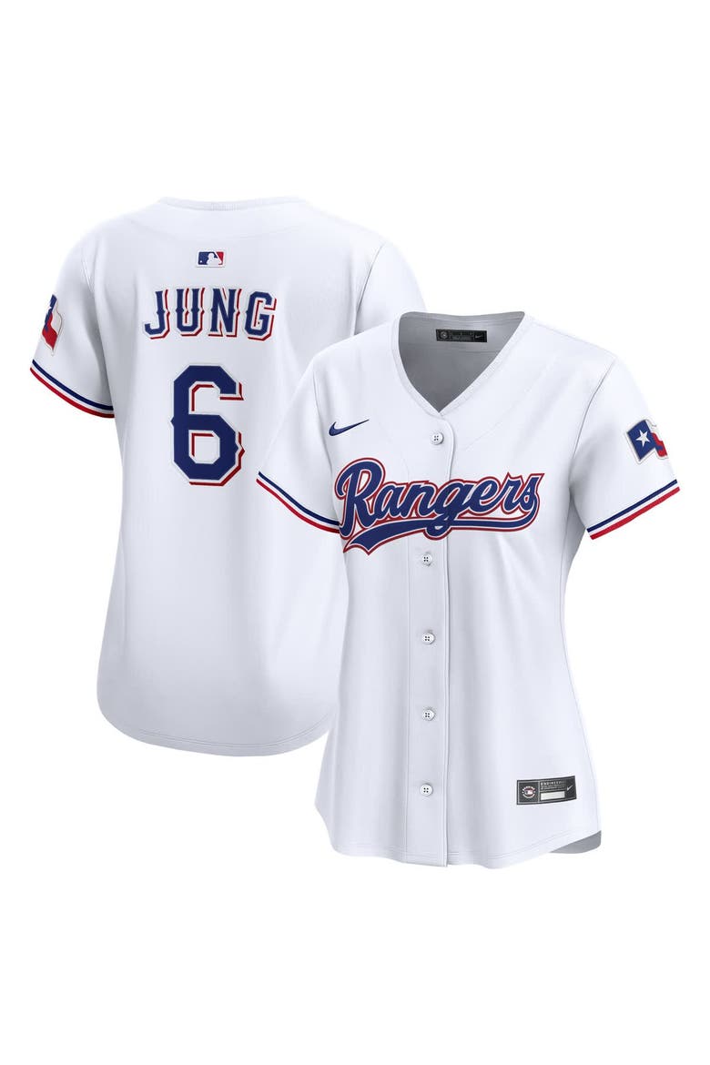 Women's Nike Josh Jung White Texas Rangers Home Limited Player Jersey, Alternate, color, White