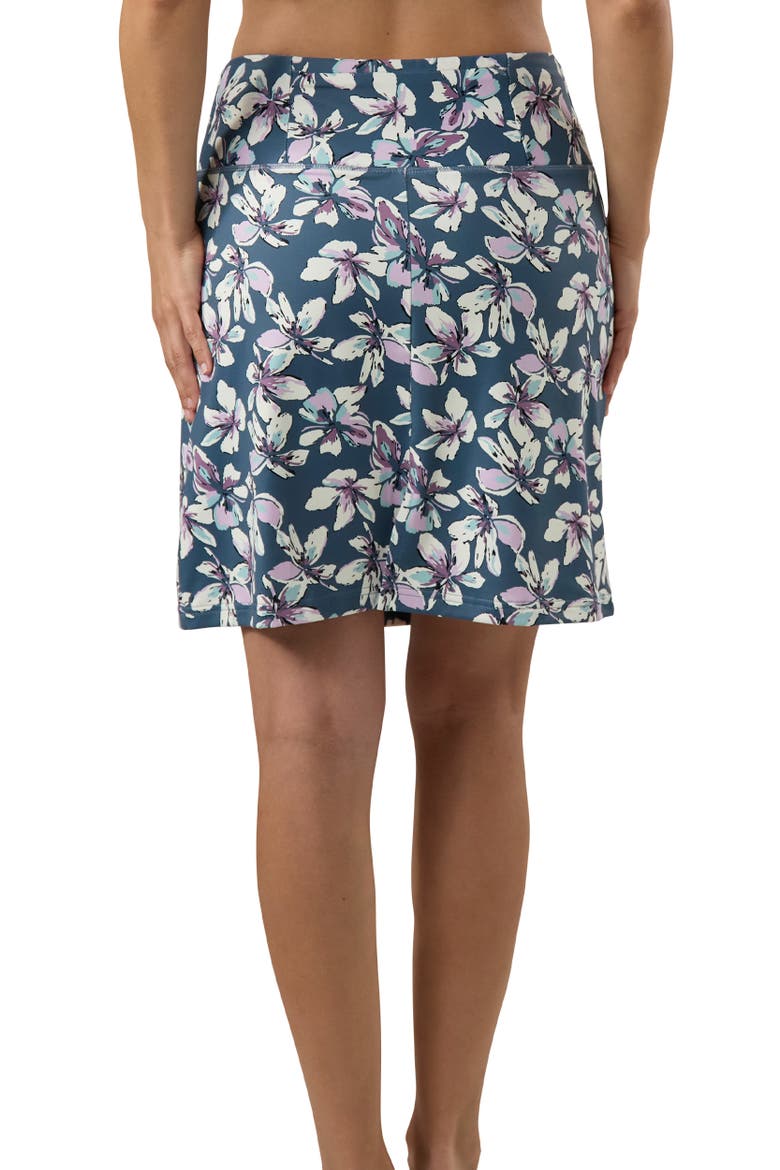 Knee Length Travel Skort, Alternate, color, Mirage Whisper Lily
