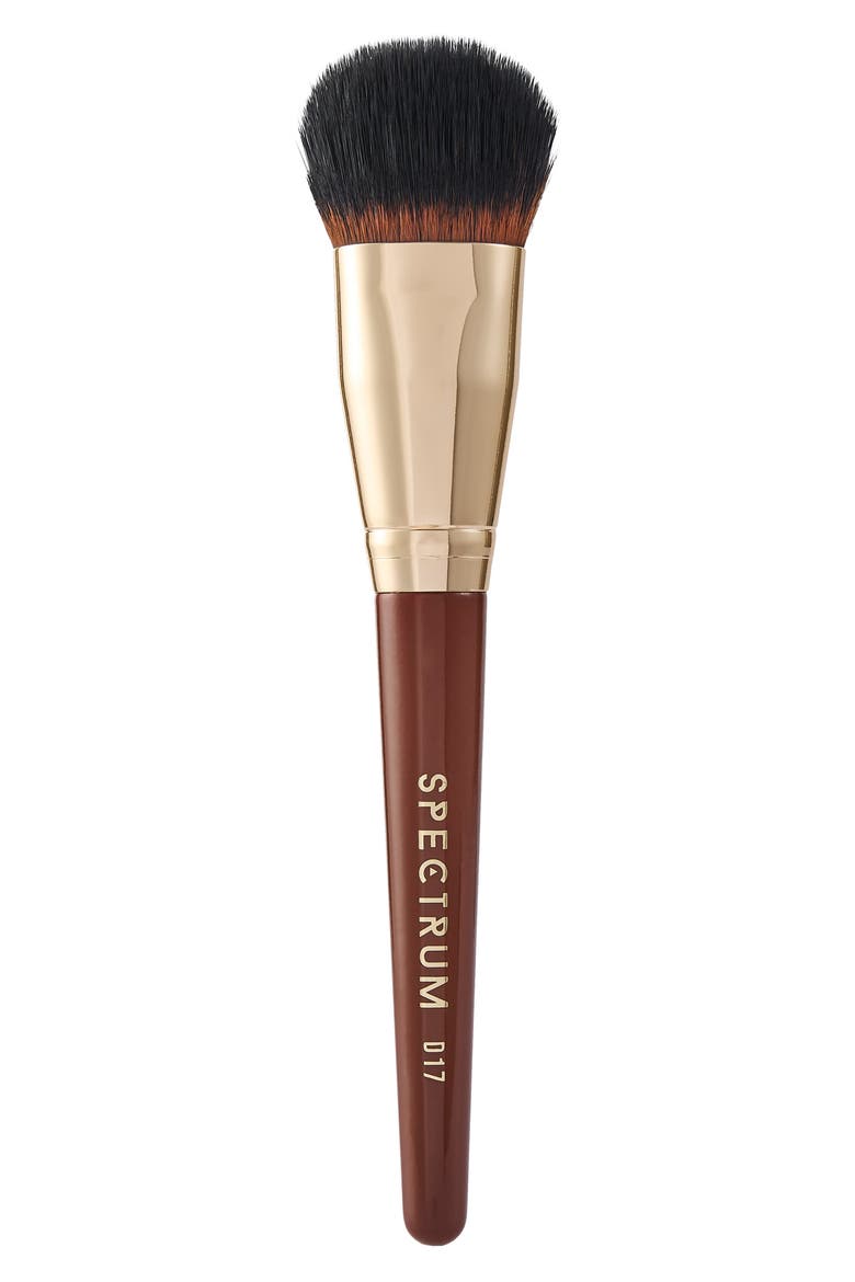 Pantherine Large Duo Fibre Foundation Brush, Main, color, BROWN