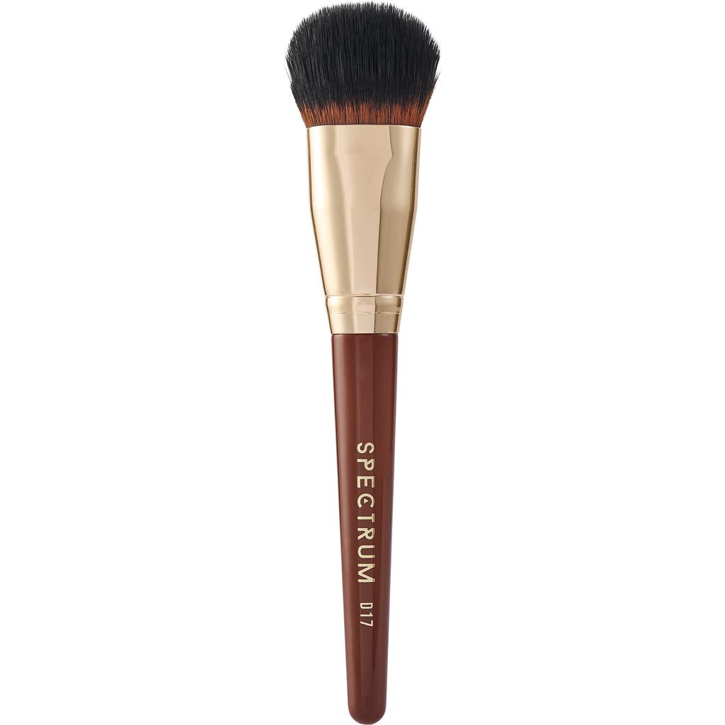 Spectrum Pantherine Large Duo Fibre Foundation Brush In Brown