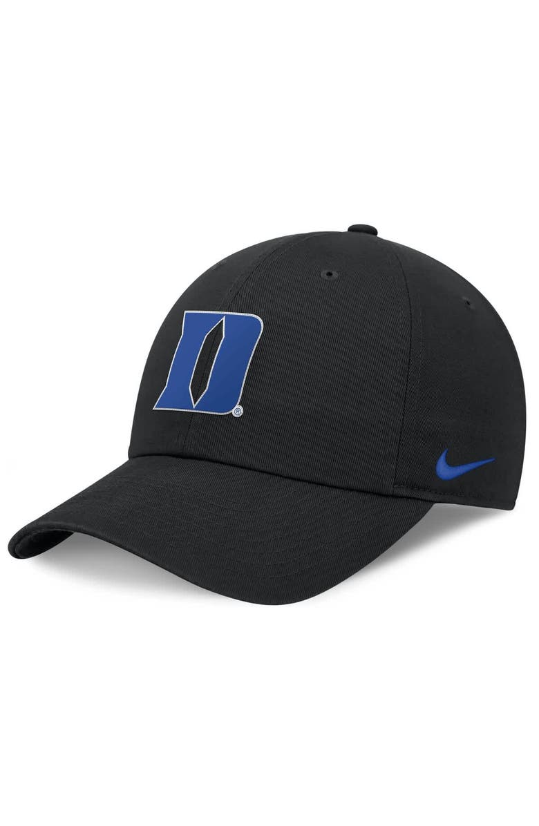 Nike Men's Nike Black Duke Blue Devils Club Adjustable Hat, Main, color, 