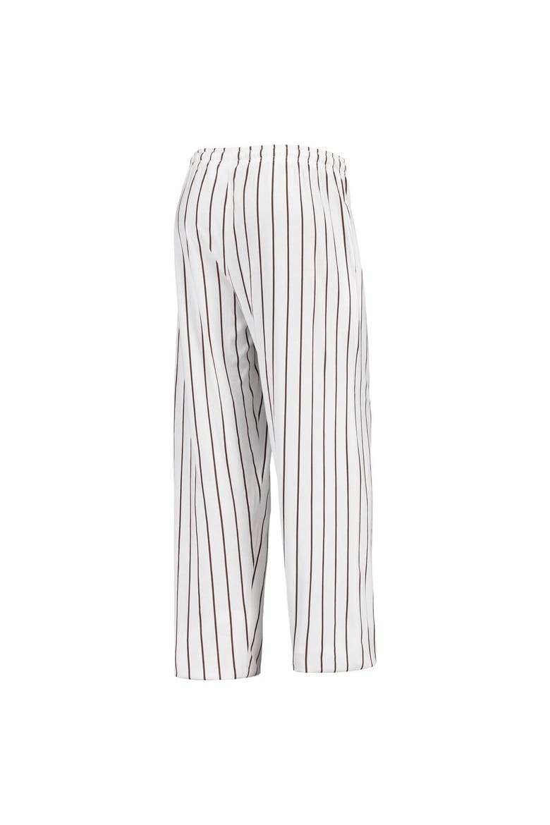 Men's Concepts Sport White San Diego Padres Vigor Pinstripe Pants, Alternate, color, White