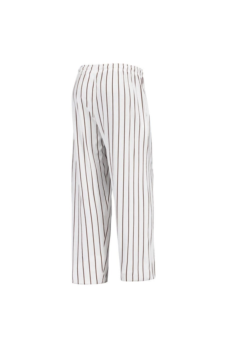 CONCEPTS SPORT Men's Concepts Sport White San Diego Padres Vigor Pinstripe Pants, Alternate, color, White