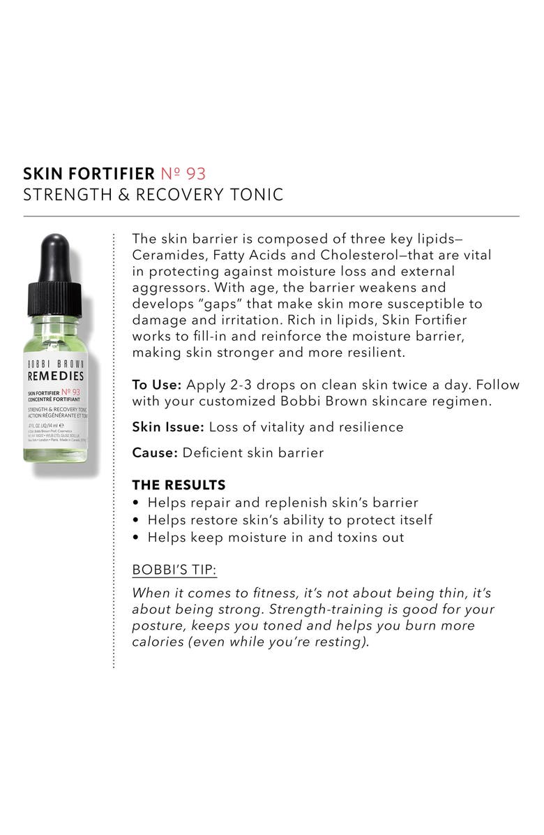 Bobbi Brown Remedies Skin Fortifier Strength & Recovery Tonic, Alternate, color, 
