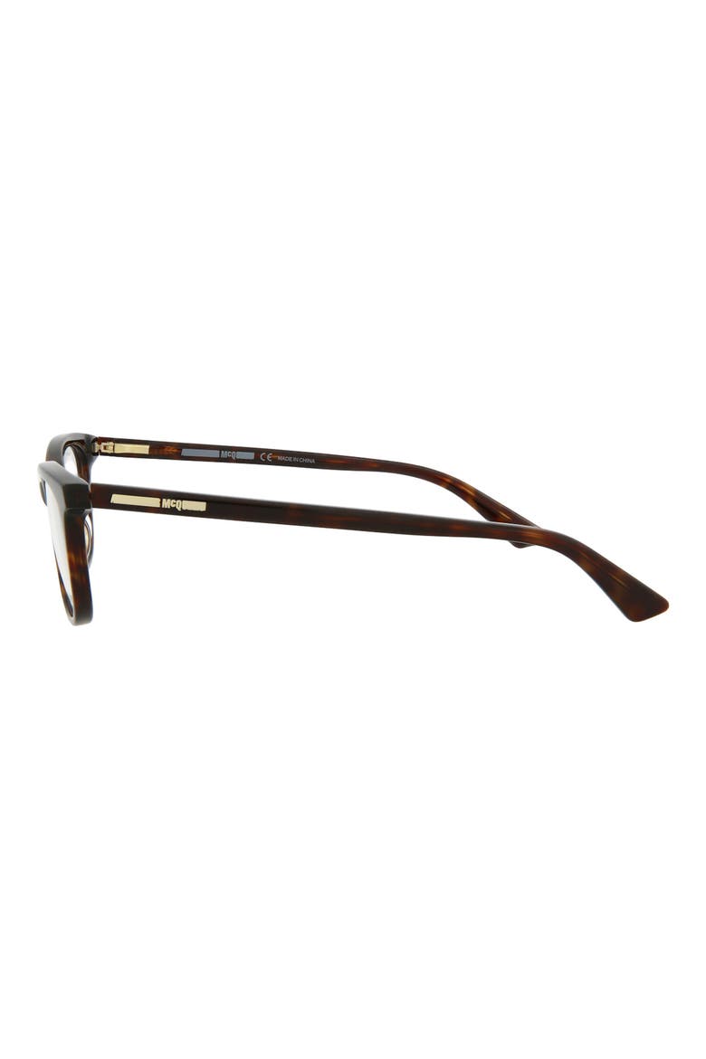 50mm Core Oval Optical Glasses, Alternate, color, AVANA AVANA TRANSPARENT
