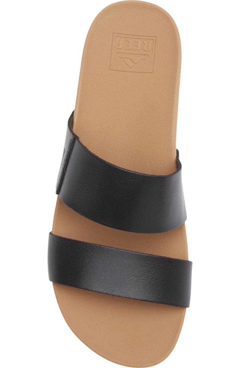 Reef Kaia Slide Sandal, Alternate, color, Black/Tan