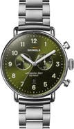 Shinola Canfield Chronograph Bracelet Watch, 43mm