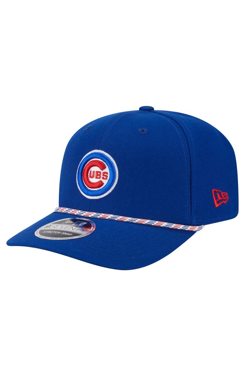 New Era Men's New Era Royal Chicago Cubs Multi-Rope 9SEVENTY Stretch-Snap Hat, Main, color, 
