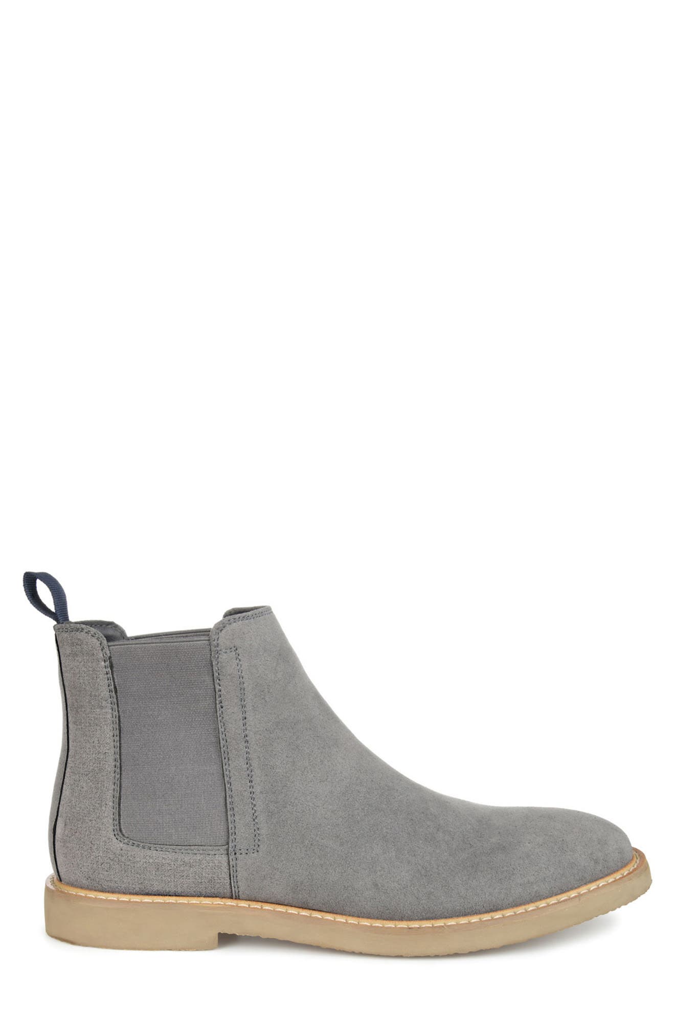VANCE CO Marshon Vegan Suede Chelsea Boot, Alternate, color, Grey