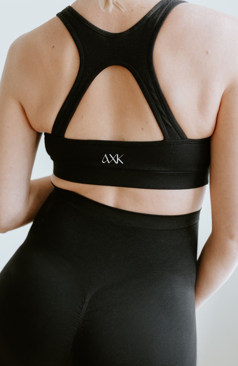 AXK Women's High Impact Racer Back Maternity & Nursing Sports Bra with Easy-Release Breastfeeding Clips, Alternate, color, Black