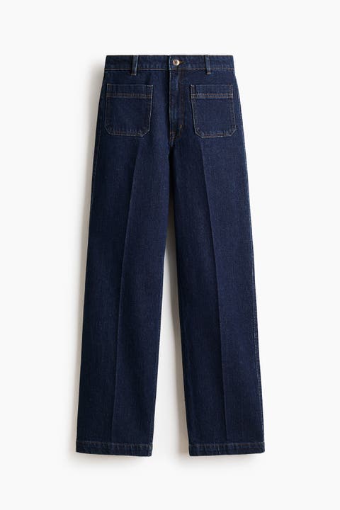 Wide High Jeans