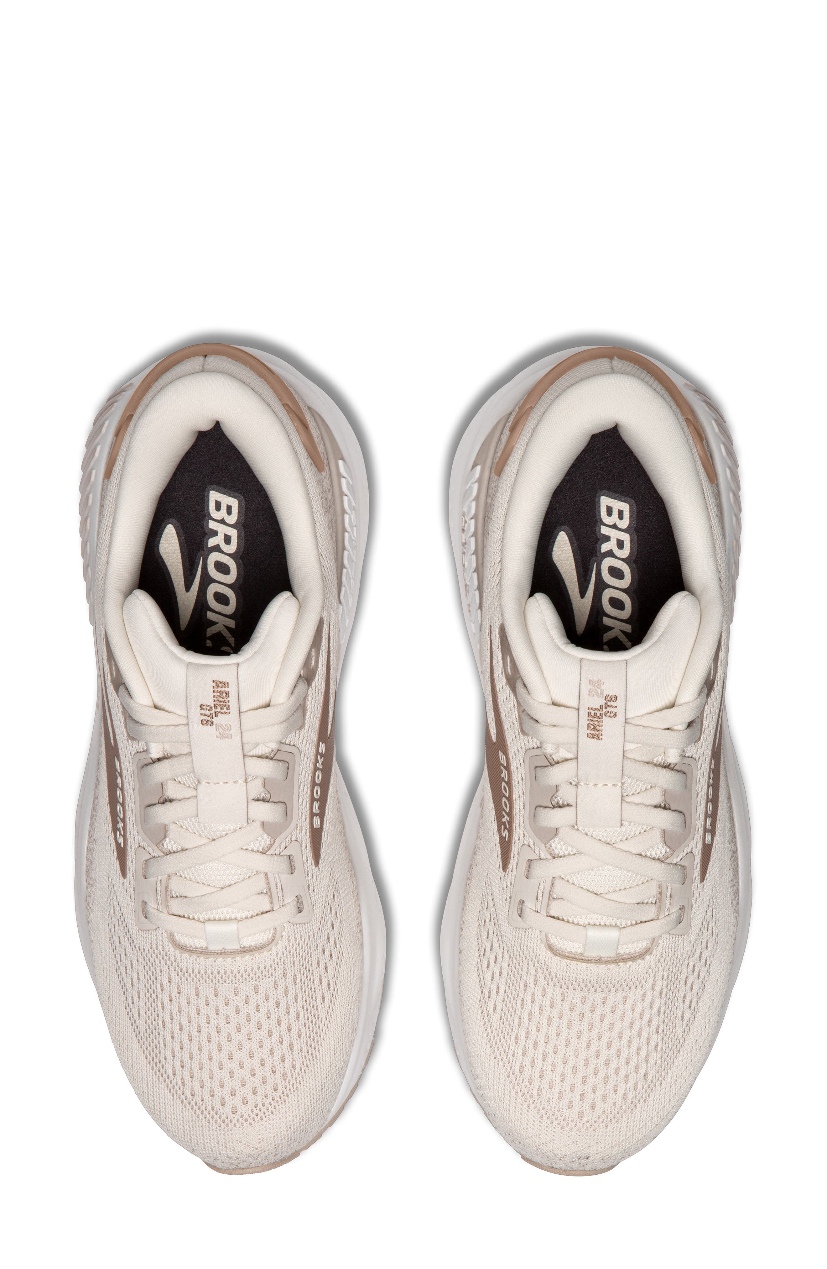 Brooks Ariel GTS 24 Running Shoe, Alternate, color, Coconut/ Chateau/ Portabella