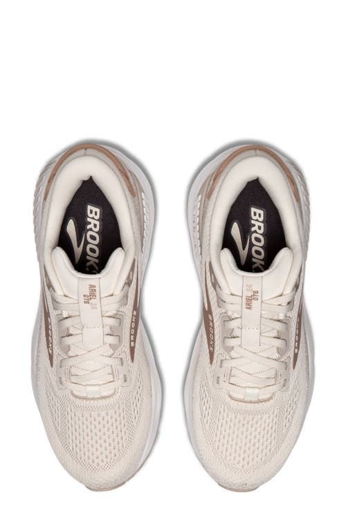 Brooks Ariel Gts 24 Running Shoe In Coconut/chateau/portabella