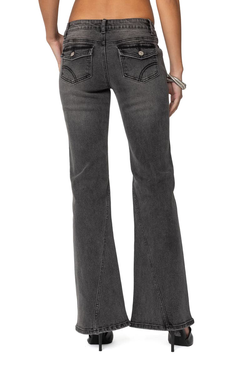 Colton Stretch Bootcut Jeans, Alternate, color, BLACK-WASHED