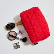 URBAN EXPRESSIONS HANDBAGS Pull My Heart Cosmetic & Travel Organizer Pouch