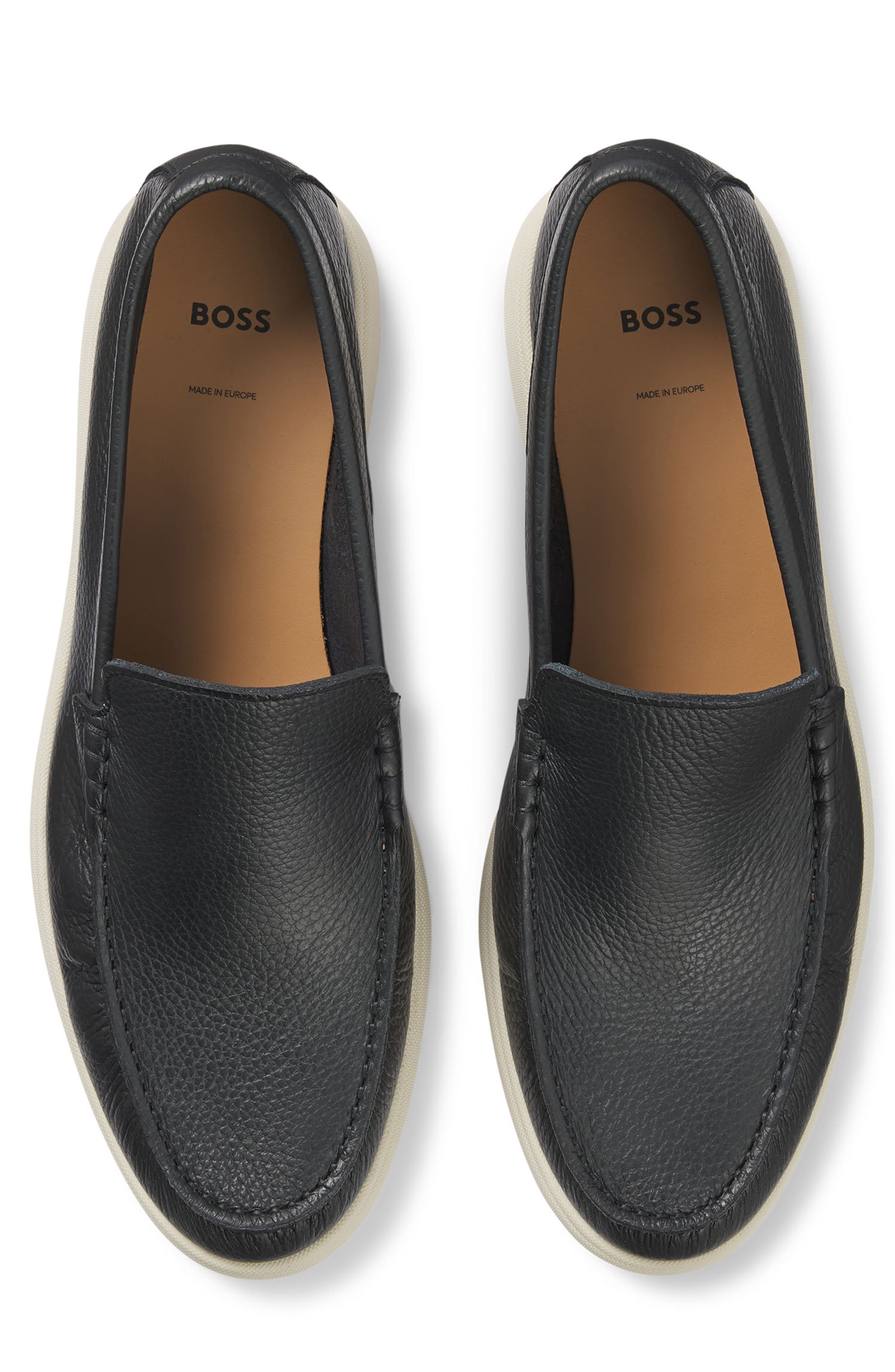 BOSS Sienne Tassel Loafer, Alternate, color, Black