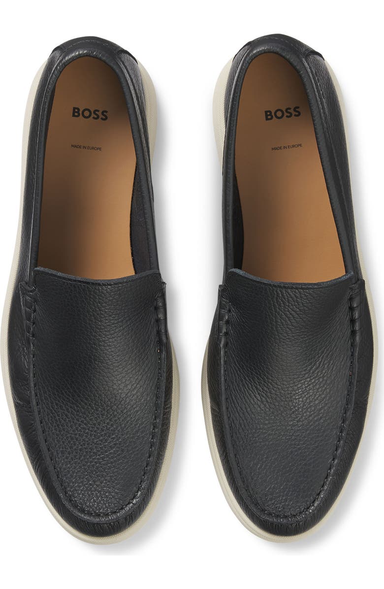 BOSS Sienne Tassel Loafer, Alternate, color, Black
