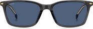 BOSS 56mm Square Sunglasses