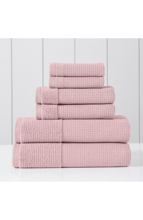 Waffle Rib 6-Piece Towel Set