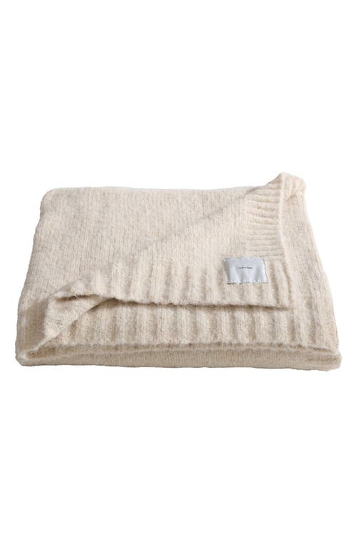 CALVIN KLEIN HOME CALVIN KLEIN HOME SWEATER KNIT THROW BLANKET