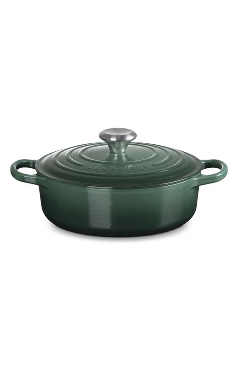 Signature 3.5-Quart Round Enamel Cast Iron Dutch Oven