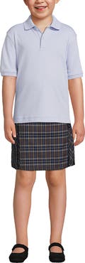 Lands' End School Uniform Kids Short Sleeve Interlock Polo Shirt