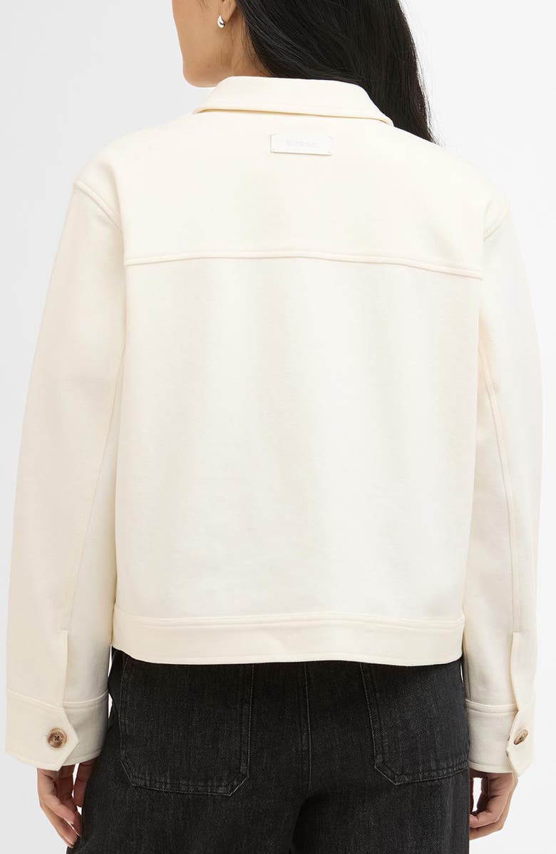 Barbour Kirby Knit Overshirt, Alternate, color, Ecru