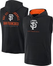 FANATICS Men's Fanatics Black San Francisco Giants Fire Speed Sleeveless Pullover Hoodie
